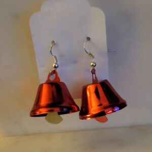 Red Bell Earrings